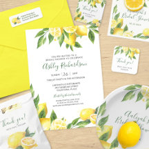 Lemon Bridal Shower