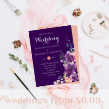 From 0.50 BUDGET Wedding Invitations