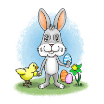 Easter Bunny and the Chicken