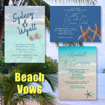 Beach Vows Wedding / Recommitment Ceremony