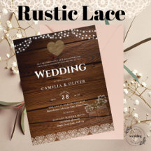 Rustic Lace Lights Mason Jar Gypsophila Wedding 