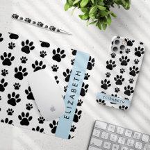 Black Paws, Blue - Home Decor Collection