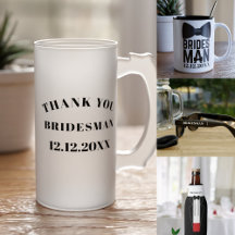 Bridesman Proposal Cards and Gifts