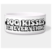 Ceramic Dog Bowl - Pet Dish for Food and Water