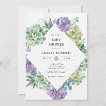 Watercolor Succulents Collection