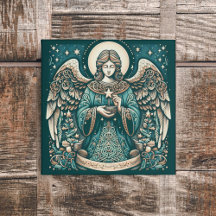 Beautiful Angel Beneath the Stars