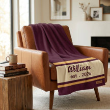 Custom personalized blanket 