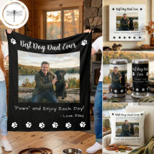 Best Dog Dad Paws Photo Gifts