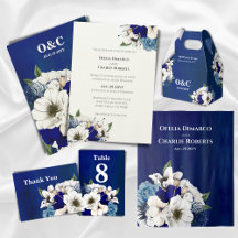 Di Amore - Blue White Floral