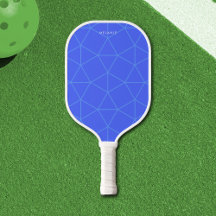 Blue Elegant Geometric Lines Pattern