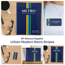 DIY Business Supplies - Modern Stripes