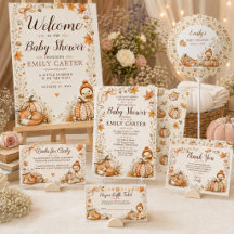 Little Pumpkin Baby Shower Collection