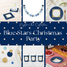 Blue Stars Christmas Party Collection