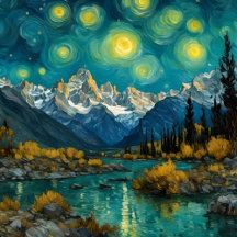 Art landscapes and sunsets