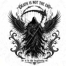 The Reaper Dark Gothic Lettering