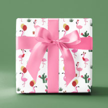 Christmas Pink Flamingo Party Holidays
