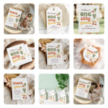 Green Silly Goose Christmas Birthday Party