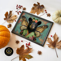 🐻🌿 Enchanted Bear Decoupage Tissue Paper 🐻🌿
