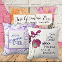 Personalized Mothers Day Pillows, Cups & Stickers