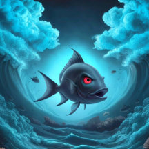 vampire fish in the ocean