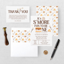 S'more 1st Birthday Party Collection