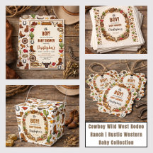 Cowboy Wild West Rodeo Ranch Baby Shower 