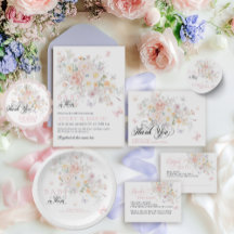 Baby in Bloom Wild Flower Butterfly Baby Shower