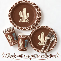 Cowboy & Cowgirl Western Birthday Party Collection