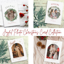 Joyful Photo Christmas Card