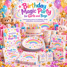 Birthday Magic Party for Girls and Boys