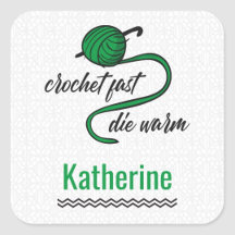 Kelly Green Crochet Fast, Die Warm