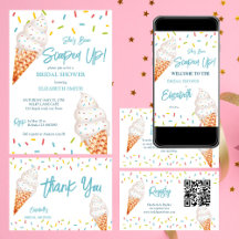 Scooped up Ice Cream Bridal Shower and Party
