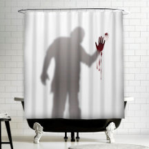  Shower Curtains: Funny Silhouette Shower Curtains