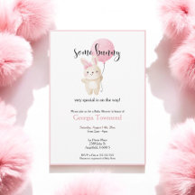Some Bunny Pink Balloon Baby Shower Collection