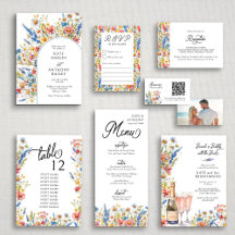 Country Wildflower Wedding Collection