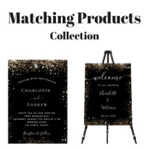 Wedding - black and gold