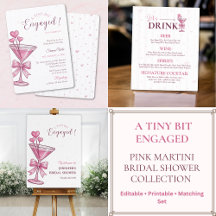 A Tiny Bit Engaged Bridal Shower Collection 