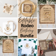 Rustic western cowboy birthday 