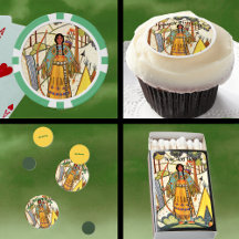 Native American Woman Embroidered Look