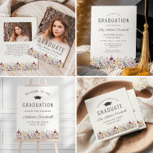 Wildflower Meadow Ivory Graduation Suite