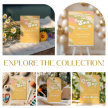 Radiant Pastel Groovy Son Baby Shower Celebration 