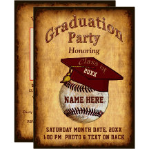 Vintage Baseball Invitations and Stamps