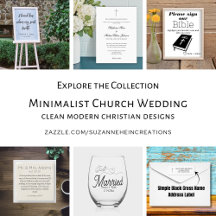Minimalist Church Wedding 