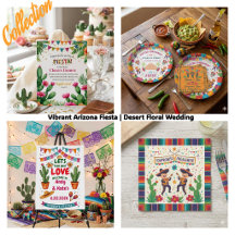 Vibrant Arizona Fiesta   Desert Floral Wedding 