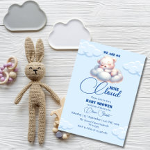  We are on Cloud nine Bear Theme Baby Shower