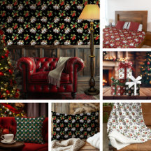 Vintage Christmas Holiday Silver Bells and Holly