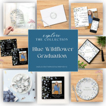 Blue Wildflower Graduation