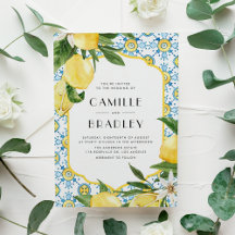 Lemon Mediterranean Wedding Collection