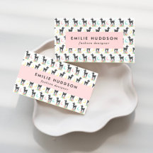 Deer Pattern Business Cards Collection