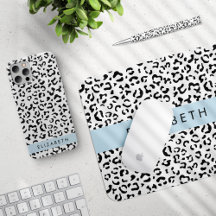 Snow Leopard, Blue - Home Decor Collection